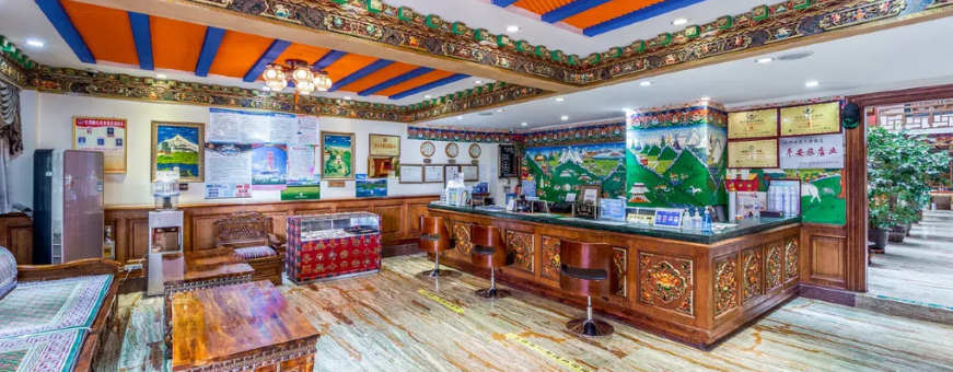 CN, Lhasa, Zhaxi Quta Style lobby