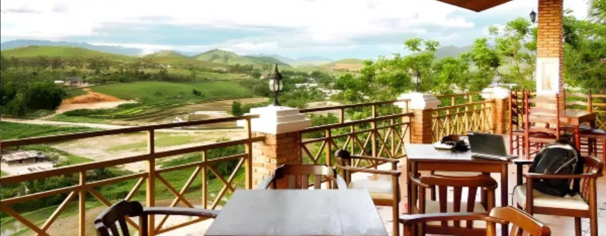 LA, Phonsovan, Vansana Plain of Jars, ontbijtrestaurant