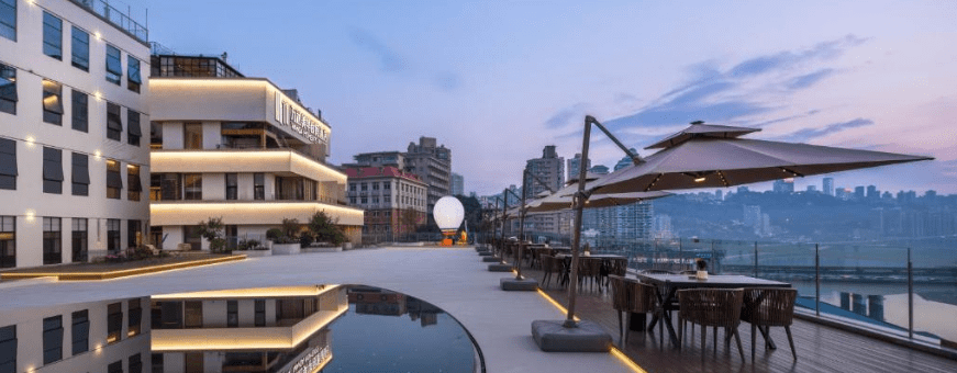 CN, Chongqing, Wanda Moments, uitzicht