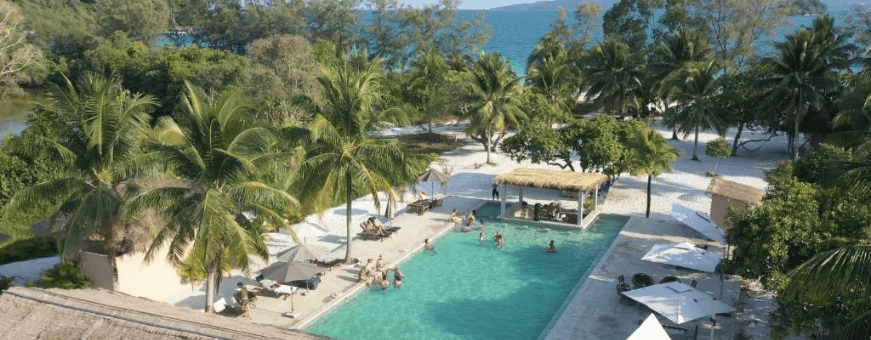 KH, Koh Rong, Beachwalk Resort, zwembad