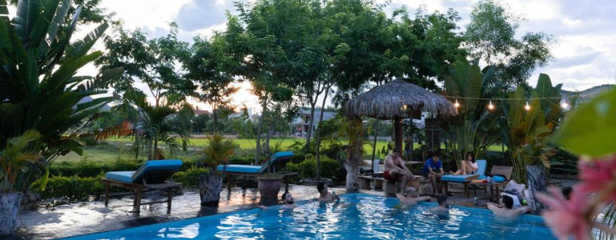 VN, Jungle Boss Travel Lodge, zwembad