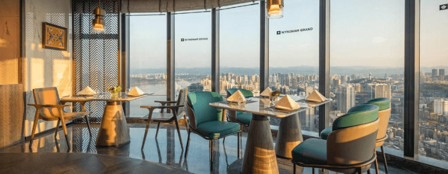 CN, Yichang, Wyndham Grand Riverside, restaurant