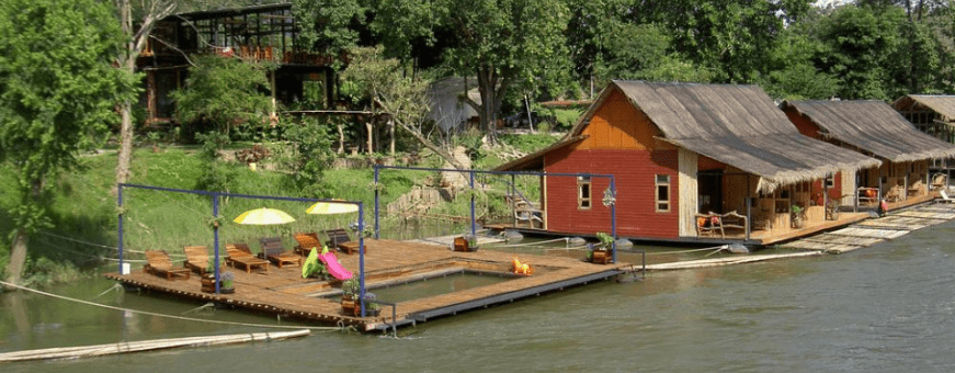 Th, Kanchanaburi, Boutique Raft Resort