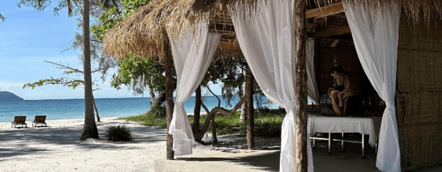 KH, Koh Rong, Beachwalk Resort, strand