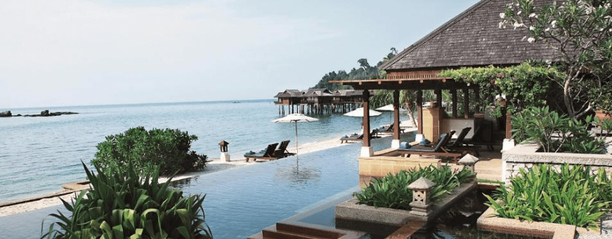 MY, Pangkor, Pangkor Laut, Zwembad