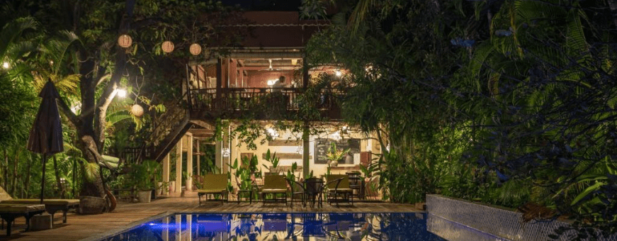 KH, Kampong Thom, Sambor Village, buiten