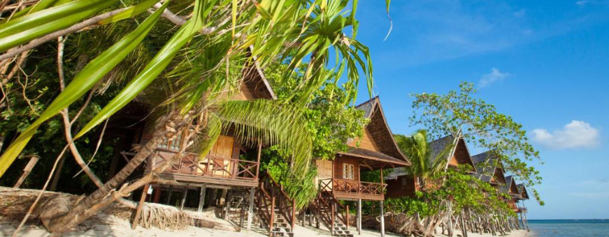Lankayan eiland, Lankayan Island Resort, Strand