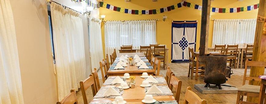 Sherpa Shangrila Resort, eetzaal