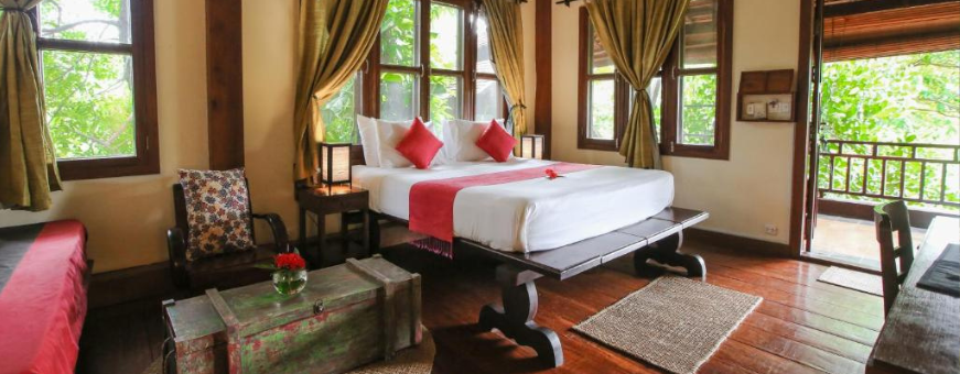 KH, Battambang, Maisons Wat Kor, kamer (bewerkt)