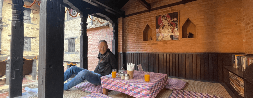 NP, Patan, Newa Chen, breakfast restaurant