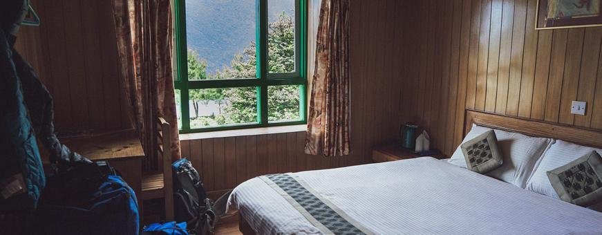 NP, Lukla, YMH, slaapkamer