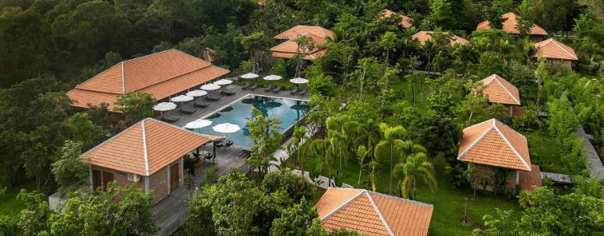 KH, Kampong Chhang, Farmhouse Smiling Gecko, impressie