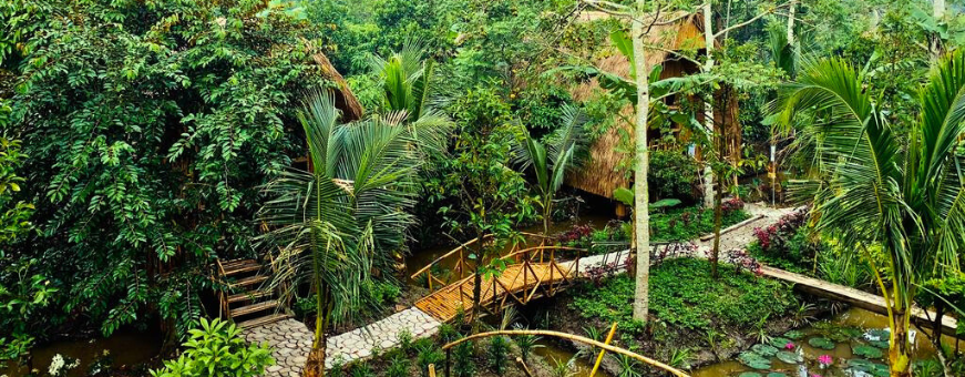 VN, CanTho, Bamboo Eco Village, view