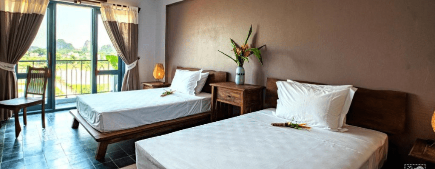 VN, Ninh Binh, Le Clos Du Fil, kamer