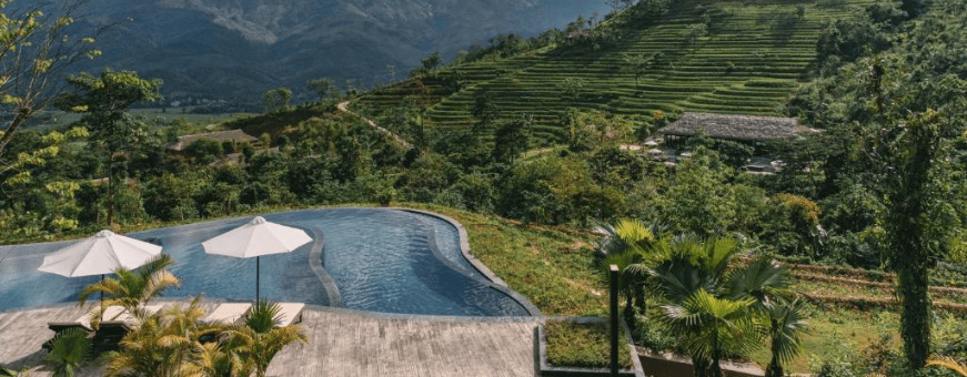 VN, Mai Chau, Avana Retreat, zwembad