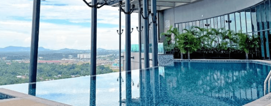 Borneo, Kuching, Sheraton, Zwembad