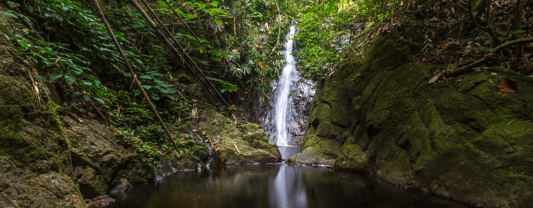 Waterval in Belum Rainforest