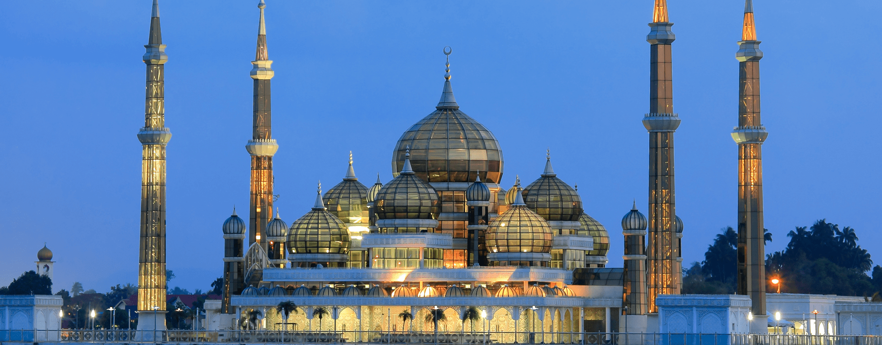 Crystal moskee in Kuala Terengganu