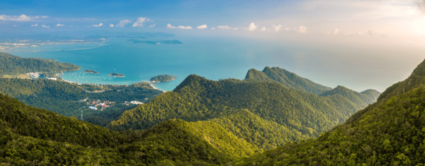Het tropische eiland Langkawi