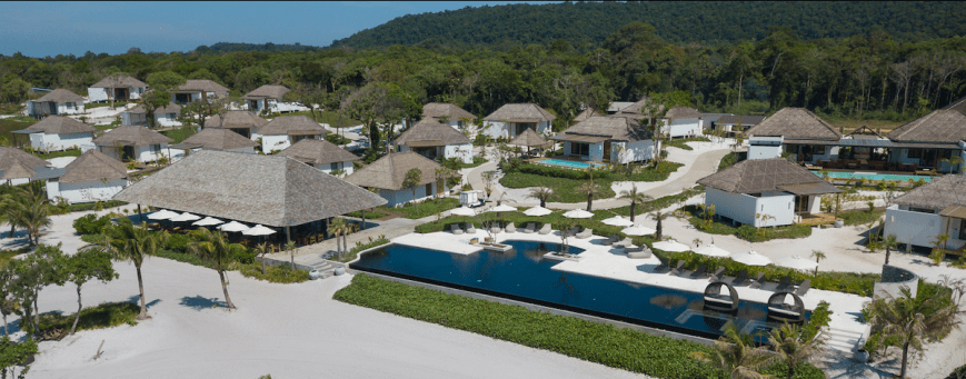 Cambodja, Koh Rong, The Royal Sands, Resort