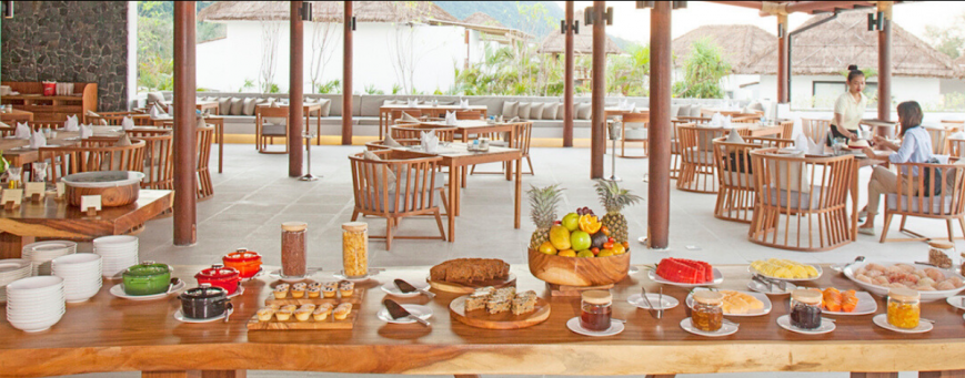 Cambodja,  Koh Rong, The Royal Sands, Restaurant