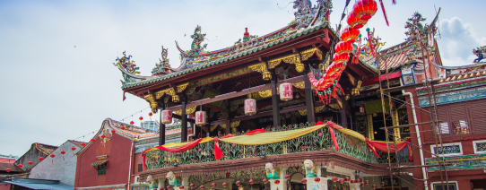 Khoo Kongsi tempel in Georgetown, Penang