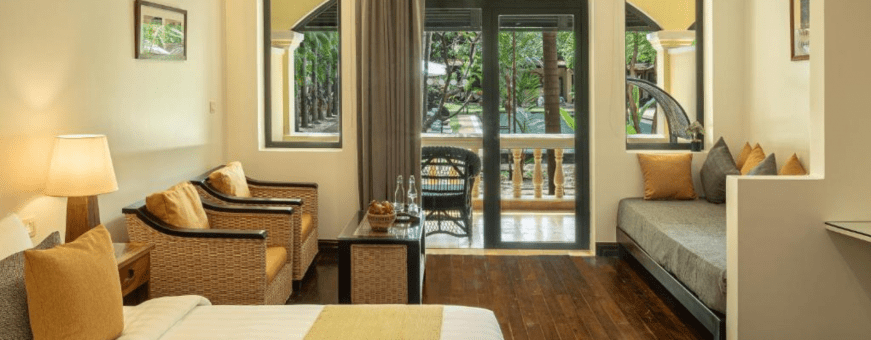 KH, Siem Reap, Pavillion D'Orient, kamer