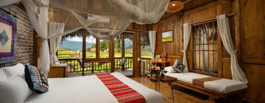 VN, Pu Luong, Valley Home, kamer