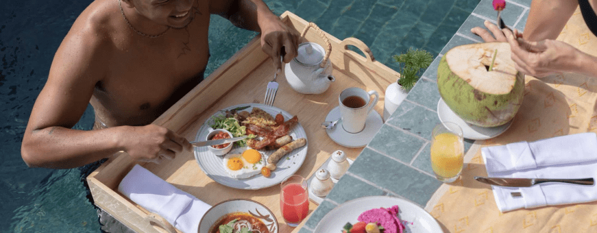 KH, Amber Kampot, ontbijt