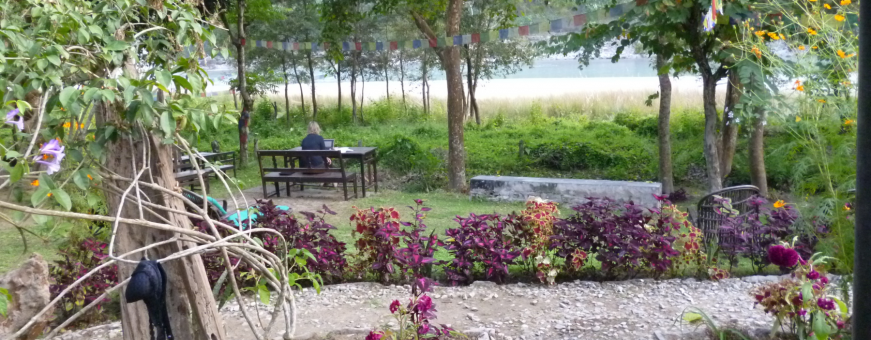 NP, Set, Seti Camp, rivier uitzicht