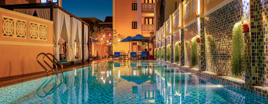 VN, Hoi  An, La Charm, zwembad