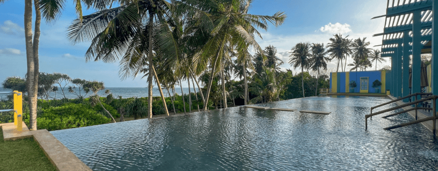 LK, Tangalle, Buckingham Place, zwembad