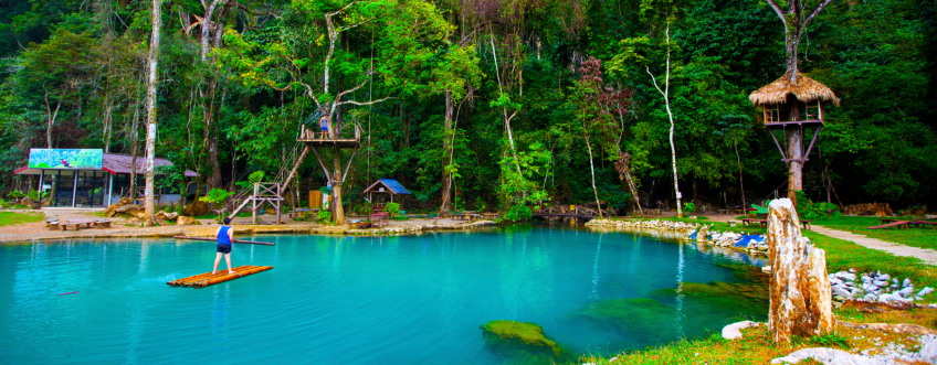 LA, Vang VIeng, Blue Lagoon