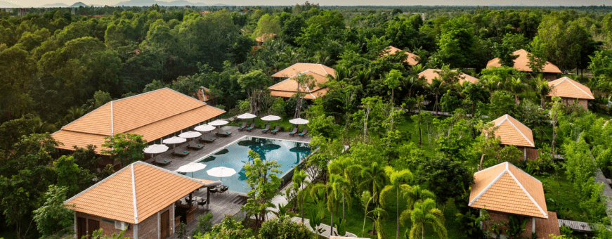 KH, Kampong Chhnang, Farmhouse Smiling Gecko impressie