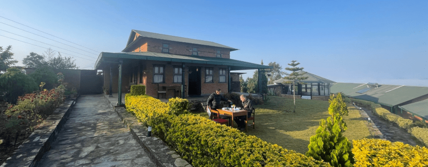 NP, Bandipur2, Mountain Lodge, tuin