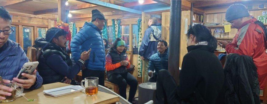NP, Manaslu, lodge, dining