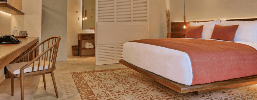 KH, Siem Reap, FCC Angkor, kamer