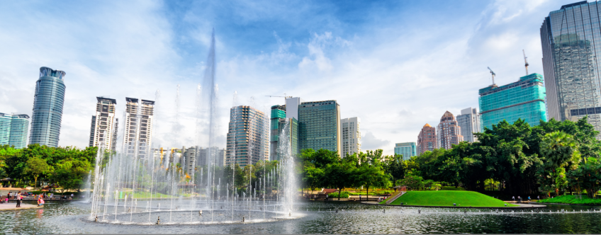 City Centre Park in Kuala Lumpur