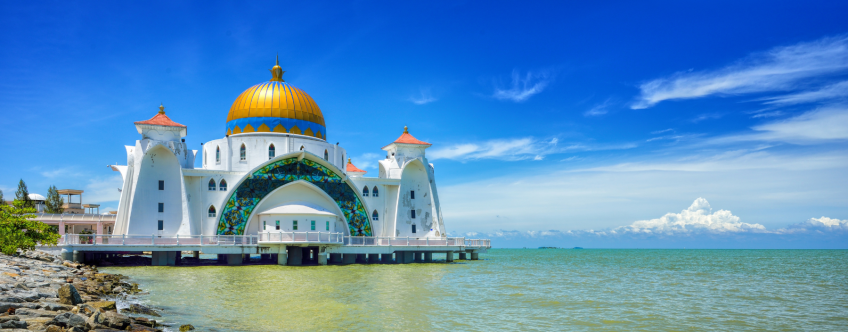 Straits moskee in Malakka