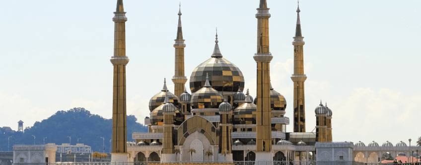 Crystal moskee in Kuala Terengganu