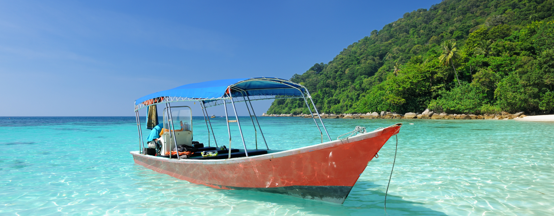 Het strand op de Perhentian eilanden