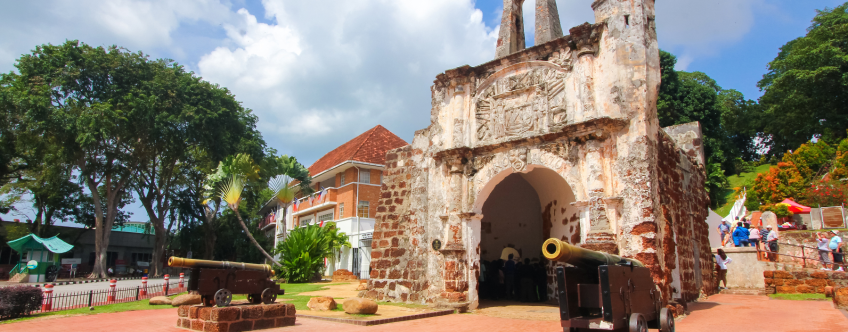Porta De Santiago in Malakka