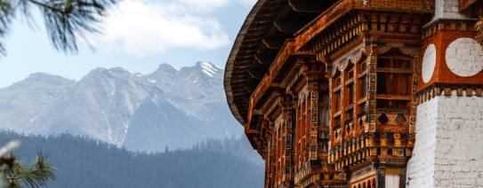 Het Tango klooster in Thimphu