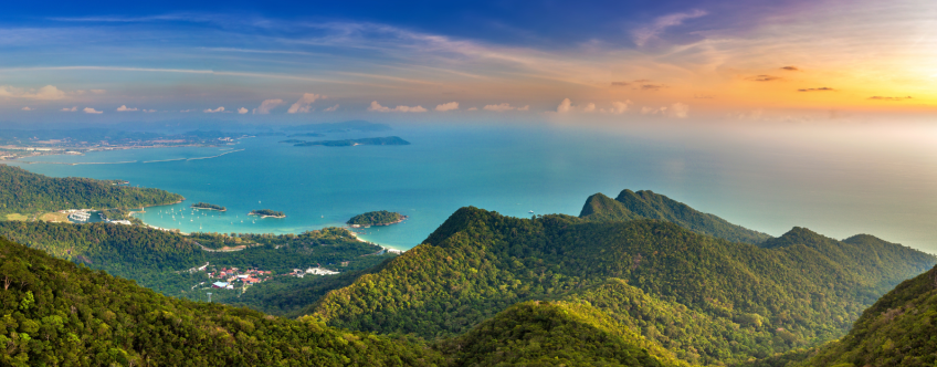 Het tropische eiland Langkawi